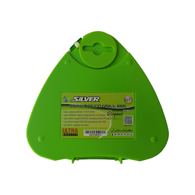 مجموعه 14 عددی مته سیلور مدل GT-BS14