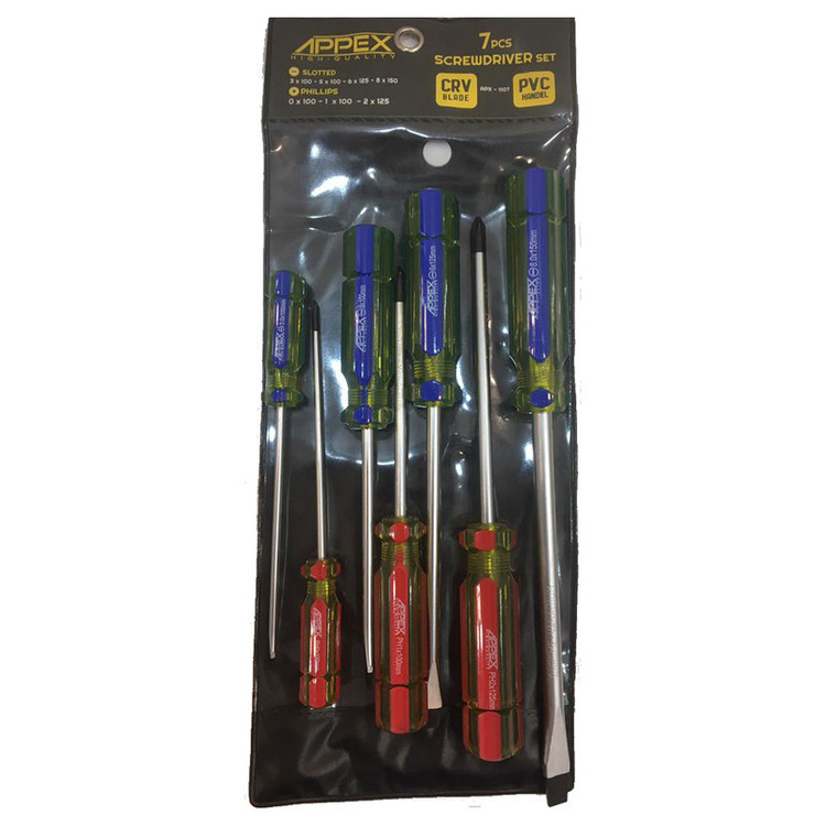 مجموعه 7 عددی پیچ گوشتی اپکس مدل APX-1107