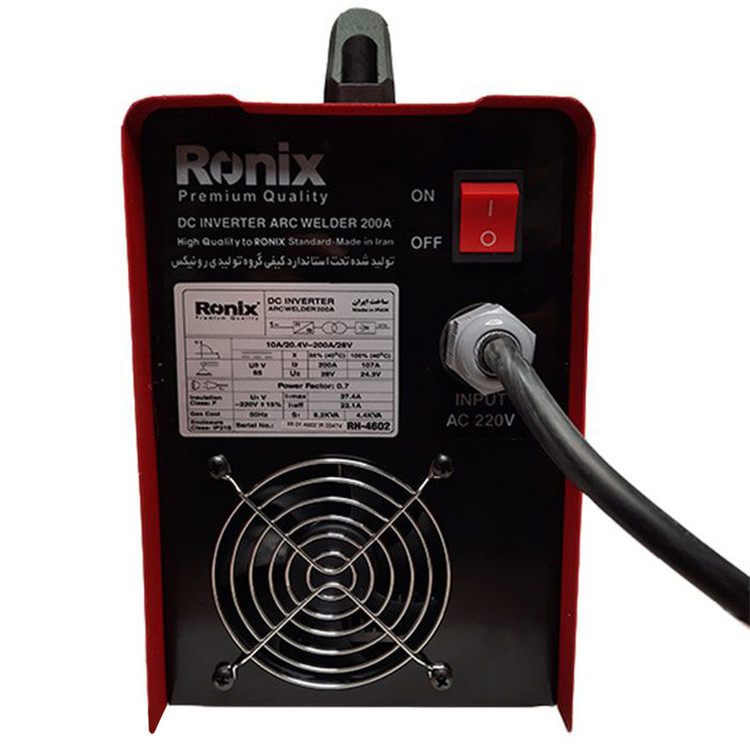 اینورتر جوشکاری 200 آمپر رونیکس مدل RH-4602