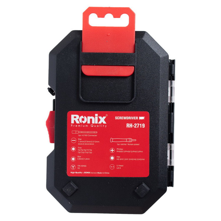 پیچ گوشتی رونیکس مدل RH-2719 مجموعه 37 عددی