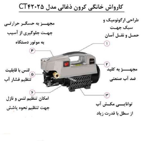کارواش کرون مدل CT42025